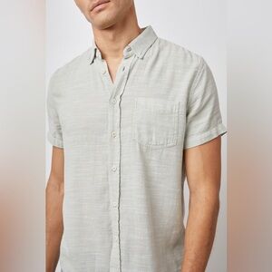 🆕 Rails Fairfax Short Sleeve Shirt in Sage Size Small Cotton Retail $128 Casual
